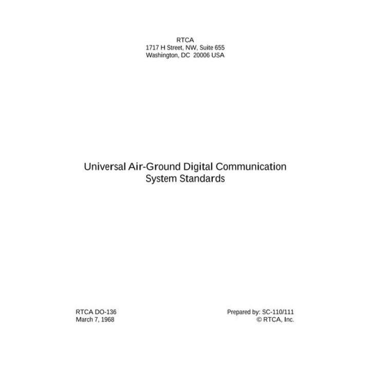 RTCA DO-136