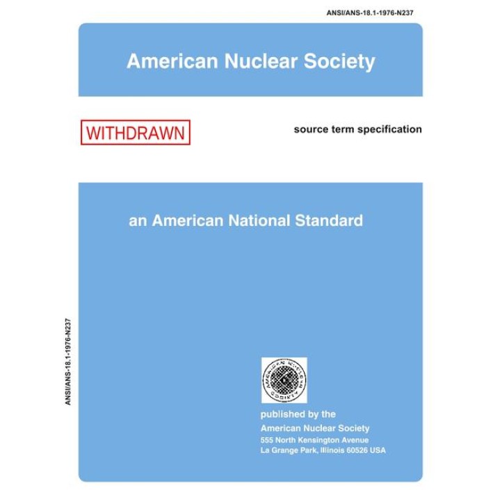 ANS 18.1-1976 (N237)