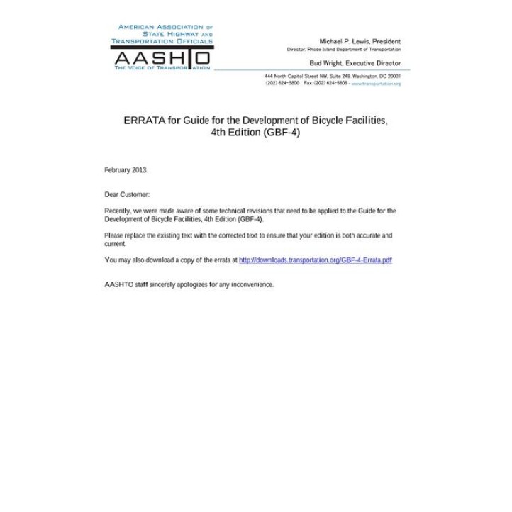AASHTO GBF-4 Errata 1