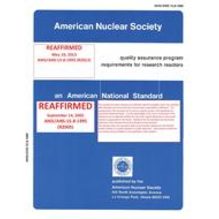 ANS 15.8-1995 (R2023)