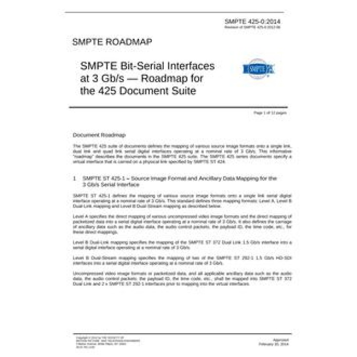 SMPTE 425-0