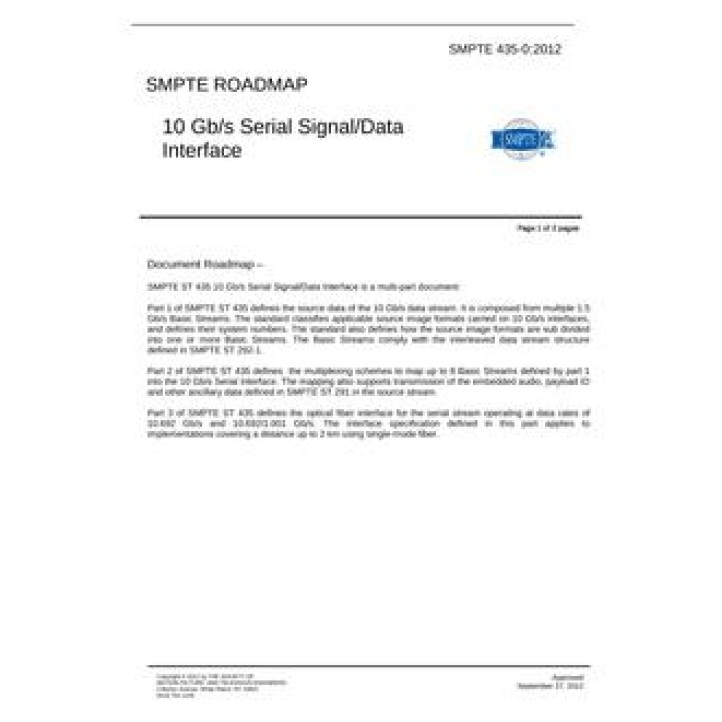 SMPTE 435-0