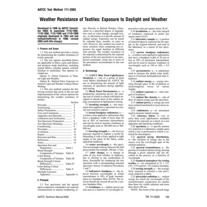 AATCC 111-2003