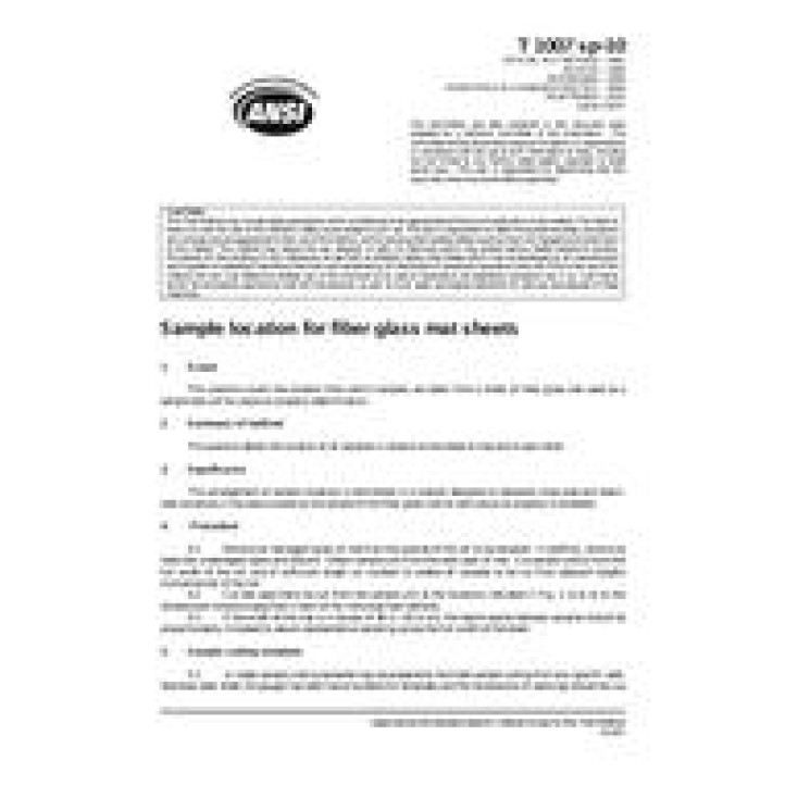 TAPPI T 1007 sp-10