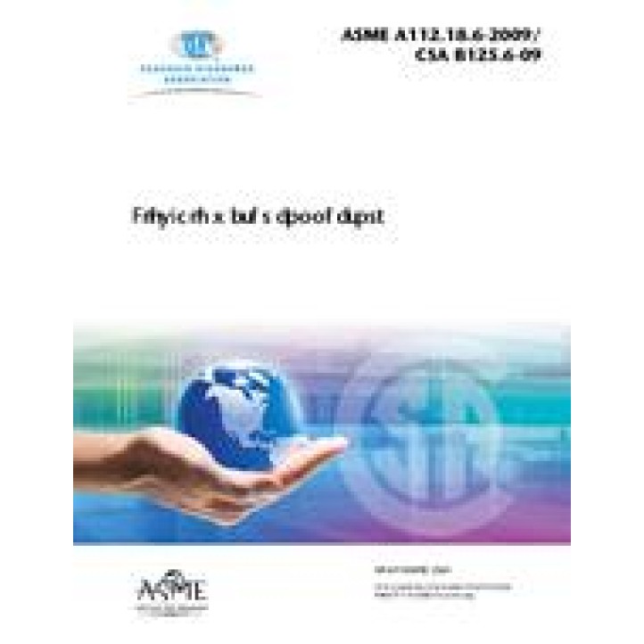 ASME A112.18.6-2009 (R2014)