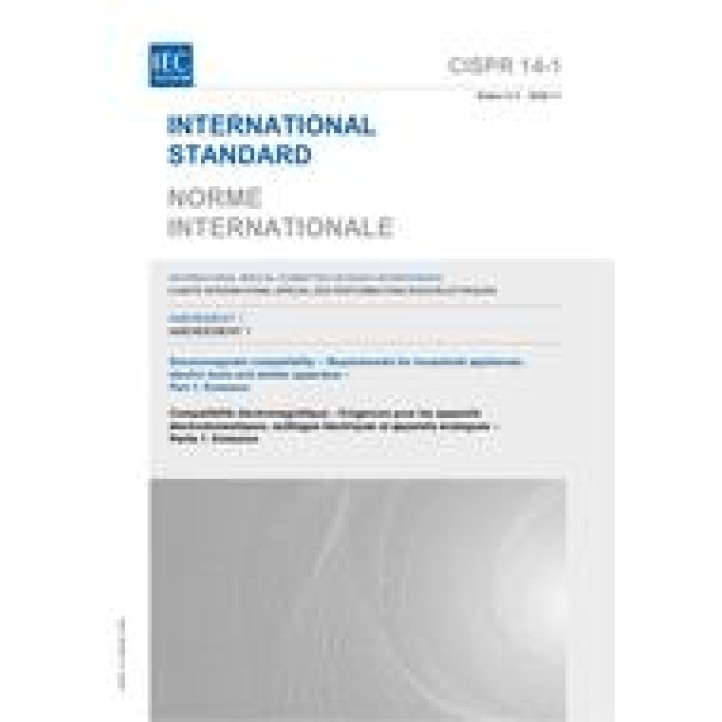 CISPR 14-1 Amd.1 Ed. 5.0 b:2008