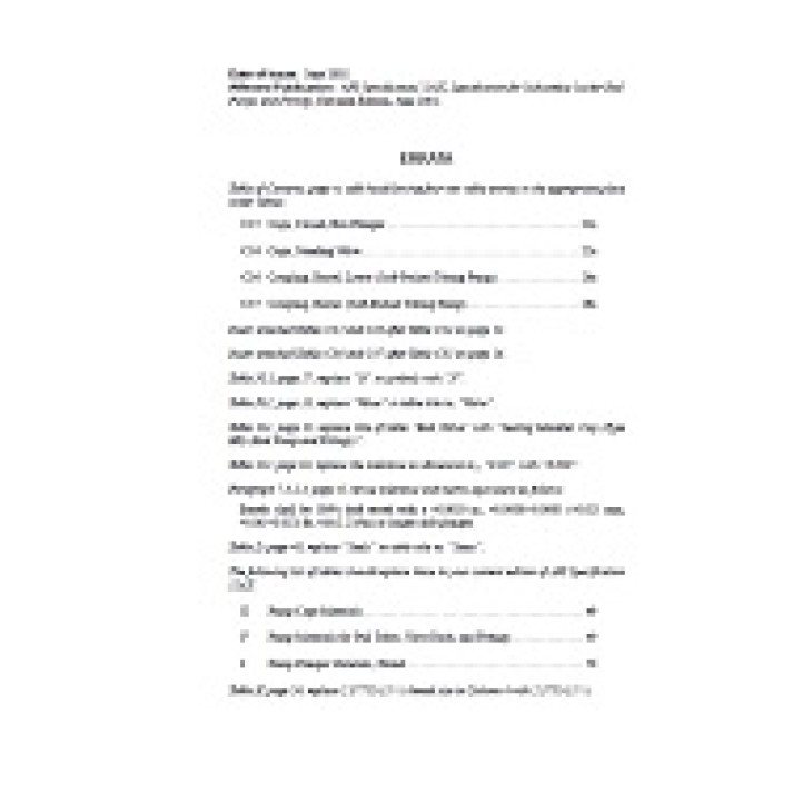 API 11AX Errata