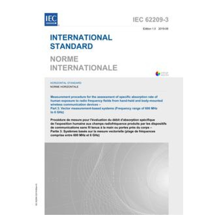 IEC /IEEE 62209-3 Ed. 1.0 b:2019