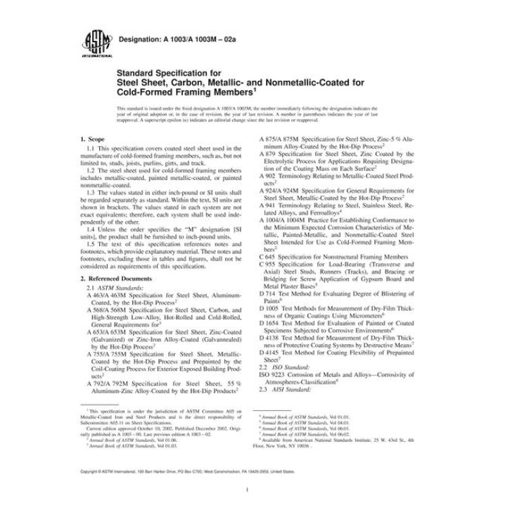 ASTM A1003/A1003M-02a