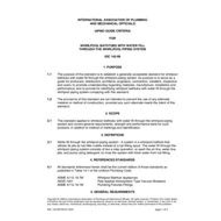 IAPMO IGC 142-99