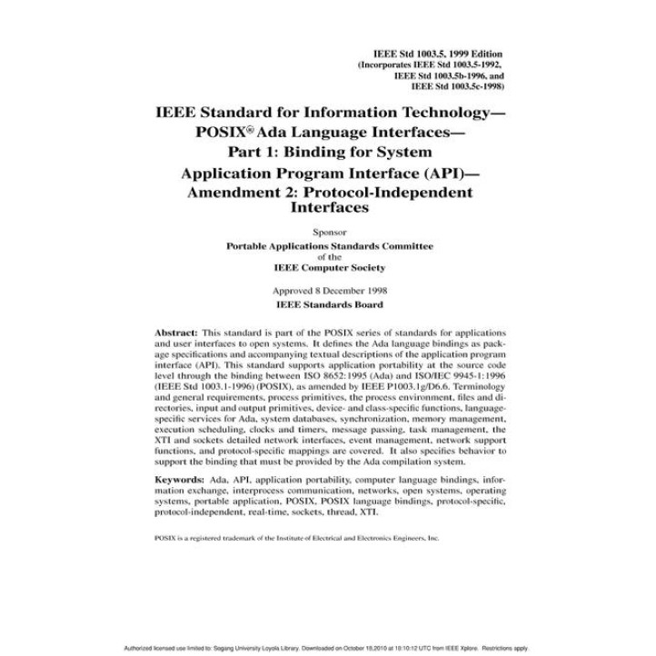 IEEE 1003.5c-1998