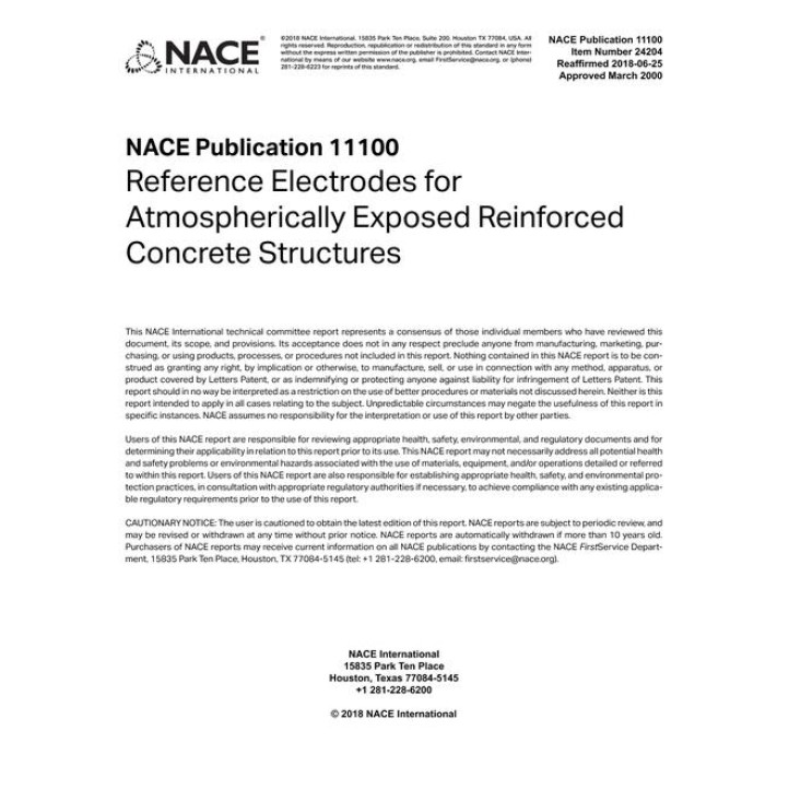 NACE 11100-2018