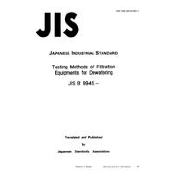 JIS B 9945:1987