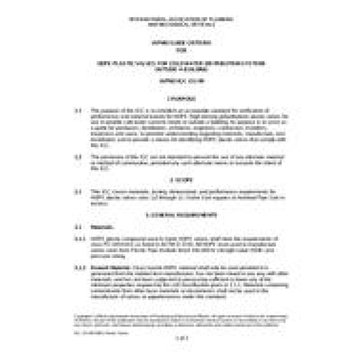 IAPMO IGC 151-99 (R2013)