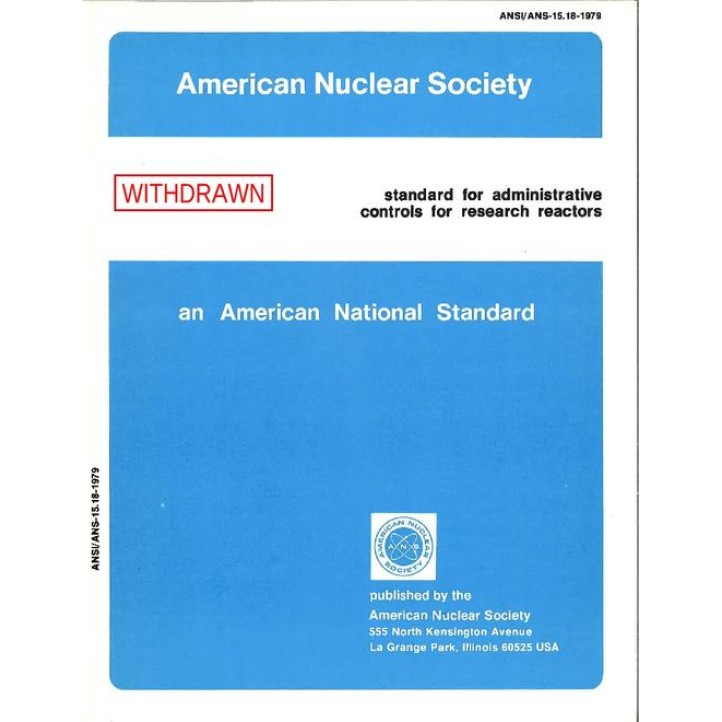 ANS 15.18-1979