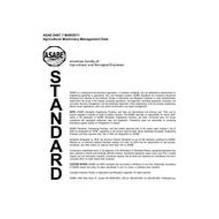 ASAE/ASABE D497.7 (R2020)