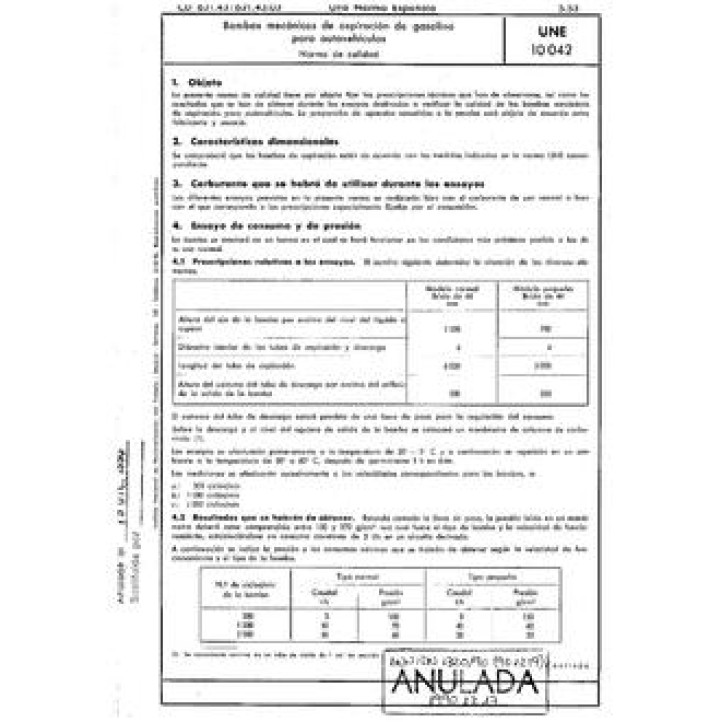 AENOR UNE 10042