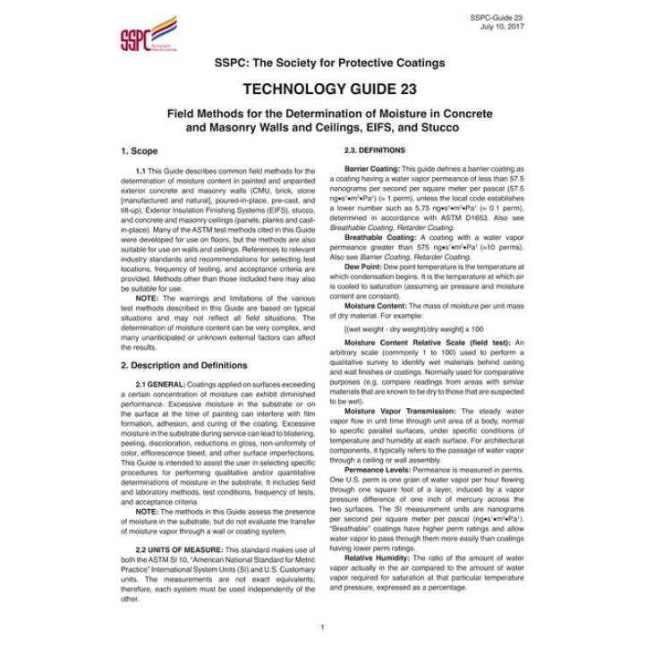 SSPC Guide 23