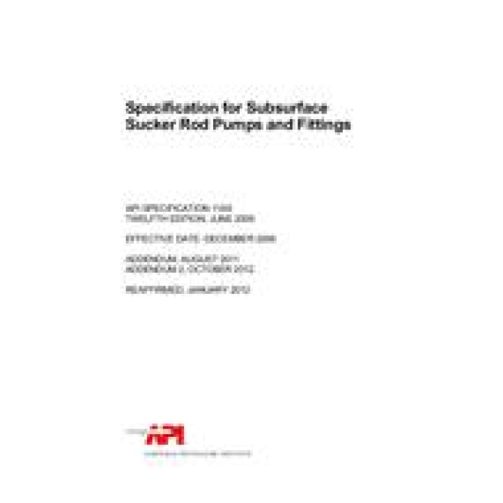 API 11AX Addendum 2