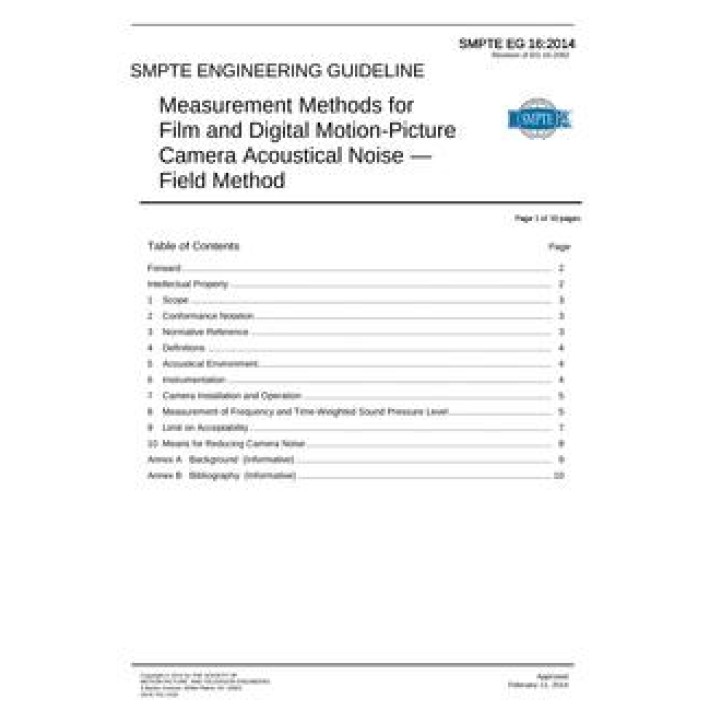 SMPTE EG 16